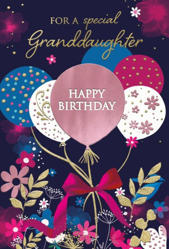 Picture of FOR A SPECIAL GRANDDAUGHTER BIRTHDAY CARD